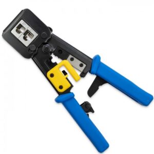 TENAZA CRIMPAR, CORTAR Y PELAR, RJ45/RJ12/RJ11 Tecnología Passthrough