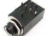 Conector hembra jack 6.5mm stereo C.I. 7 pin