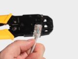 Alicates de crimpar multifuncional, para conectores modulares RJ10, RJ12 y RJ45