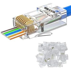RJ45 Cat.6 UTP 8P8C cable pasante