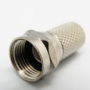 F RG-6 + ANILLO DE GOMA A ROSCA