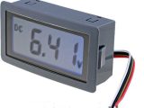 MEDIDOR DE PANEL DIGITAL CON CRISTAL LÍQUIDO VCC: 0÷20V