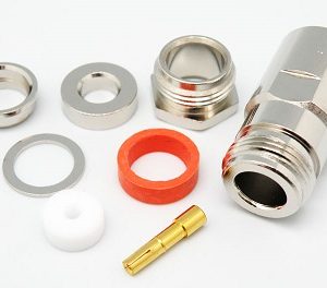 N hembra Aerea para RG-213 PTFE (TEFLON)