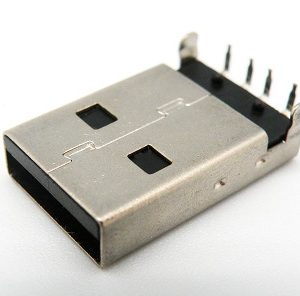 USB 2.0 Macho. 4P Acodado 90º