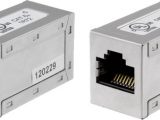 ADAPTADOR DOBLE HEMBRA BLINDADO RJ45 CAT 6  8p8c