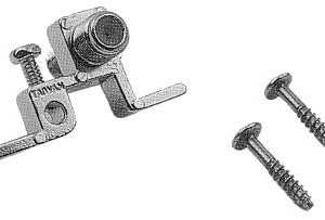 F DOBLE HEMBRA, CON SOPORTE Y TORNILLOS