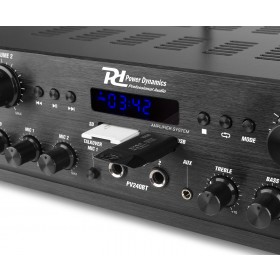 AMPLIFICADOR DE AUDIO PV240BT DE 4 ZONAS 400W - Imagen 3