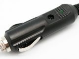 Enchufe de mechero de coche con fusible y diodo LED 5 amp