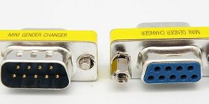 ADAPTADOR DB9M - DB9H, METAL.