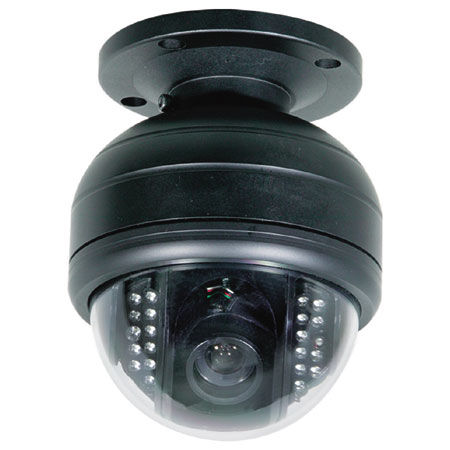 Cámara domo antivandálico interior / exterior 540 líneas, lente de 4 a 9 mm