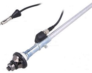 Antena guardabarros telescópica AM, FM universal