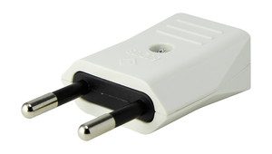 Clavija recta bipolar 4mm.10A/250V