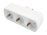 Adaptador 3 tomas schuko