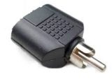 Adaptador RCA MACHO – 2x 6.4 MONO HEMBRA