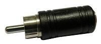 Adaptador RCA MACHO - 3.5mm ESTEREO HEMBRA