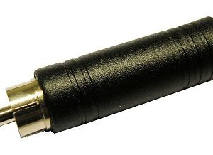 Adaptador RCA MACHO – 6.4mm STEREO HEMBRA