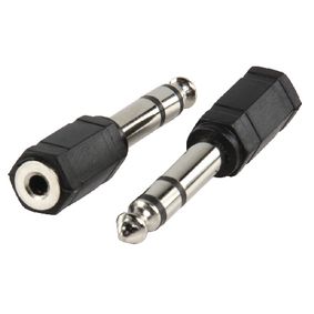 Adaptador 6.4mm ESTEREO MACHO - 3.5mm ESTEREO HEMBRA