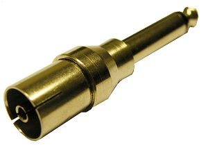 Adaptador 6.4mm MONO MACHO - PAL HEMBRA