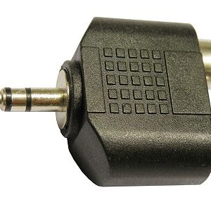 Adaptador 3.5mm ESTEREO MACHO - 2x RCA HEMBRA