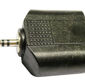 Adaptador 3.5mm ESTEREO MACHO - 2x 6.4mm ESTEREO HEMBRA