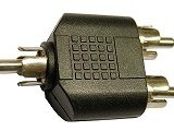 Adaptador RCA MACHO – 2x RCA MACHO