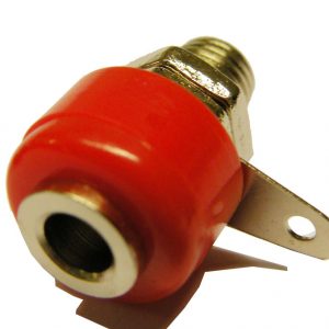 BANANAS 4 MM HEMBRA CHASIS, METAL (COLORES)