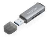 Lector de Tarjetas Externo Aisens ASCR-2A09-GR/ USB 3.1