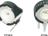 Potenciómetros de montaje PIHER PT10L