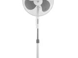 VENTILADOR DE PIE, 40CM, 16″, 3 ASPAS, 45W, 3 VELOCIDADES, BLANCO