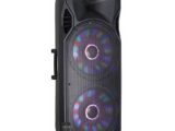 BAFLE AMPLIFICADO PORTÁTIL 2X15″  FT215LED BLUETOOTH/MP3/USB/SD/UHF
