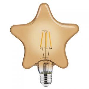 Lámpara led ESTRELLA RÚSTICA 6W