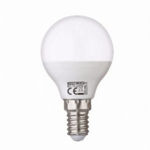 Lámpara esférica led E-14 6w