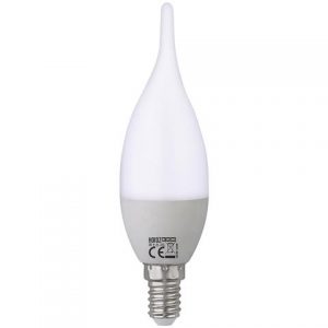 Lámpara vela punta led E-14 6w
