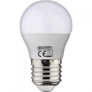 Lámpara esférica led E-27 6w 8w