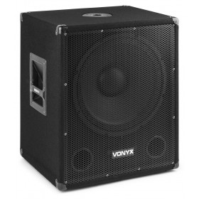 SUBWOOFER BI-AMP 18PULGADAS/1000W Y BLUETOOTH SMWBA18MP3