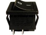 INTERRUPTOR 4P (DPST) ON-OFF 250V 6A orificio de montaje 18.7×21.7mm