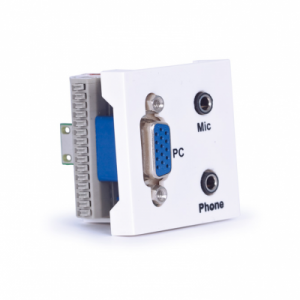 Panel de conexión VGA, mic y auriculares WP-52JVJ