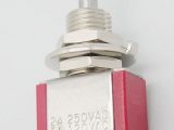 Interruptor de palanca mini 1 cto 3 Posiciones CON RETORNO ON-OFF-(ON)Dimensiones de cuerpo 13 x 7.5 x 9.5mm