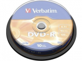 DVD-R VERBATIM ADVANCED AZO 16X 4.7GB TARRINA 10 UNIDADES