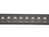 Patch pannel de 16 puertos 19″ 1U conector F