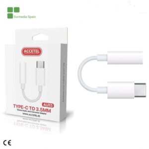 Conexión USB C a Jack 3.5 hembra stereo