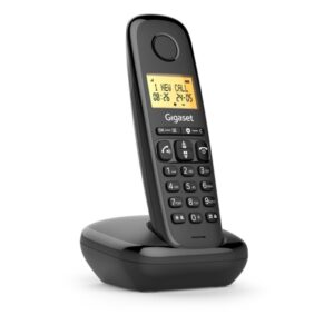 Teléfono Inalámbrico Gigaset Basic 100/ Negro manos libres