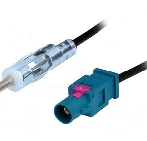 Adaptador de antena Fakra macho  DIN macho