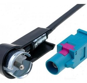 Adaptador de antena Fakra macho  ISO macho angular