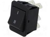 INTERRUPTOR 6P (DPDT) ON-ON 250V 15A orificio de montaje 31×22.3mm