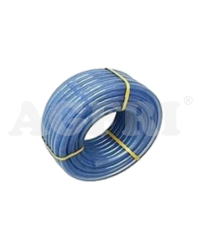 Tubería de PVC flexible, cristal liso. Color Transparente.