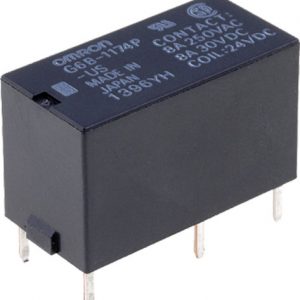 Relés miniaturas, serie G6B medidas 20x10x10 mm