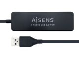 Concentrador Hub USB 2.0 Aisens A104-0402/ 4 Puertos USB