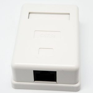 CAJA SUPERFICIE, 1-SALIDA, RJ45, 50U CAT. 5e