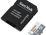 Tarjeta de Memoria SanDisk Ultra 64GB microSD XC con Adaptador/ Clase 10/ 100MB/s